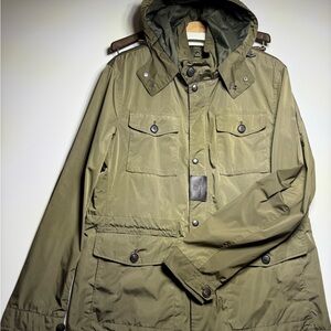 Massimo Dutti Khaki Military Jacket